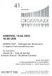 ★ 41. Beesener Orgelstunde