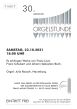 ★ 30. Beesener Orgelstunde