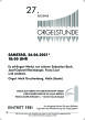 ★ 27. Beesener Orgelstunde